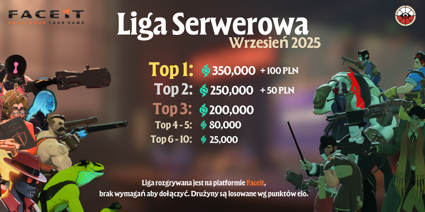 Wracamy do Gry! Otwieramy Zapisy na 2. Sezon Ligi Serwerowej z Pulą 1,060,000 Souls + 150 PLN!