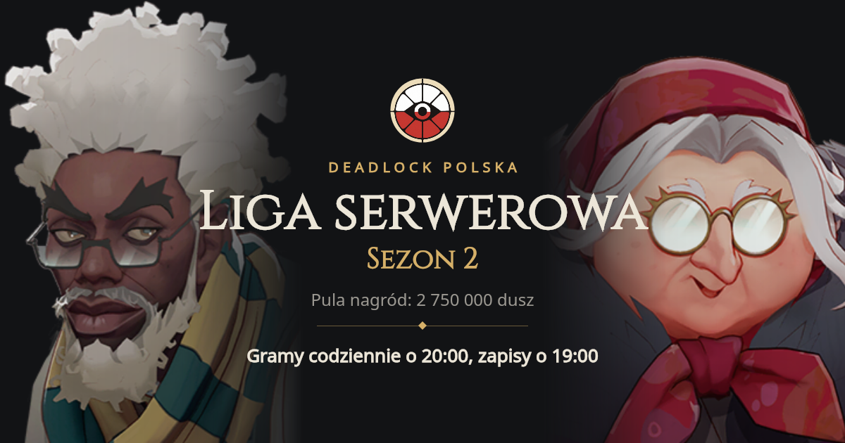 Polska liga Deadlock, sezon 2: gramy codziennie o 20:00, w puli 2,75 mln dusz